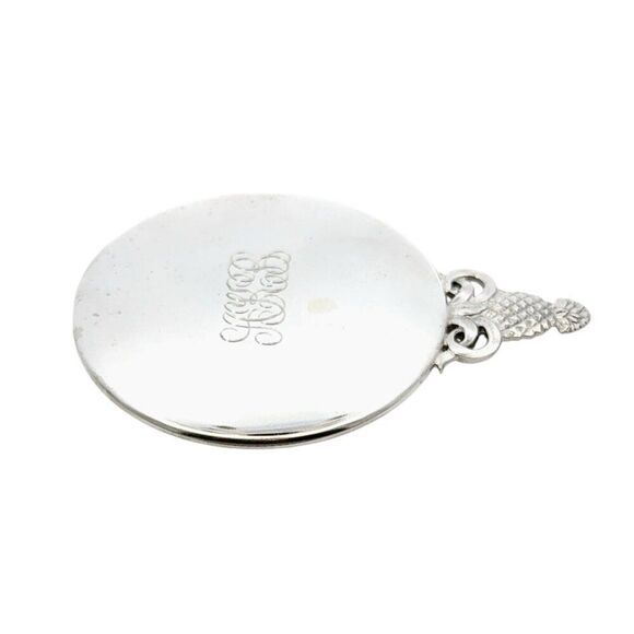 Tiffany & Co Pineapple Hand Mirror Sterling Silver 58 Grams Estate TIF879 - Picture 9 of 10